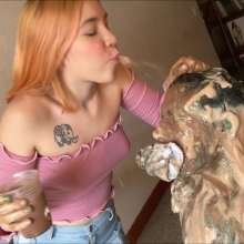 RevSlymsford: Nicolette Femdom Tortures Rafa With Even More Spit and Mess