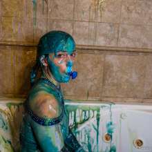 WildThang: Photoset: Cheerleader Messy Punishment for Breaking Rules