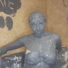 Alana SexyMessyBabes: Roxanne Mud Bath