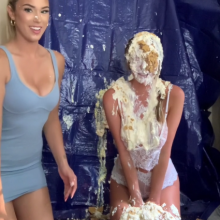 Slimed Models: Haley Plays Nasty Pies as Our wamvengeance continues