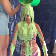 Slimed Models: Haley's First Slime Time!