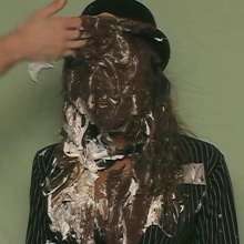 SlapstickStuff: Cute Brunette Jen Reports On Her Own Pie Mishap in SS100 Scene 2