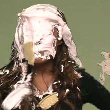 SlapstickStuff: Cute Brunette Jen Reports On Her Own Pie Mishap in SS100 Scene 2