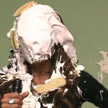 SlapstickStuff: Cute Brunette Jen Reports On Her Own Pie Mishap in SS100 Scene 2