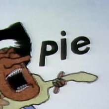 SlapstickStuff: Cute Brunette Jen Reports On Her Own Pie Mishap in SS100 Scene 2