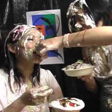 Alumi: Mai + Maria + dinner party = creamy, gooey mess