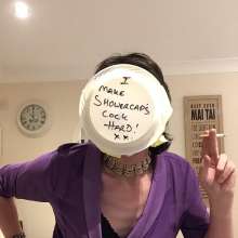 SmokySharon: Personalised pie message on plate