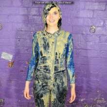 DungeonMasterOne: Maude gets messy in a zip-front spandex catsuit!
