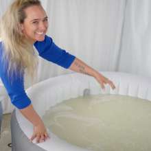 DMarieAllWet: Another Fully-Clothed Dip in Hot Tub Full of Slime!