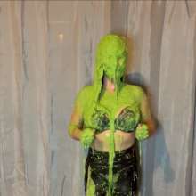 Chloe of PieroProductions: Chloe Is... Dressed To Impress... In Pies and Slime
