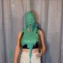Chloe of PieroProductions: Chloe Is... Slimed and Stripped