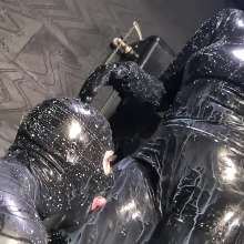 eyemblacksheep: Latex Splosh Domination