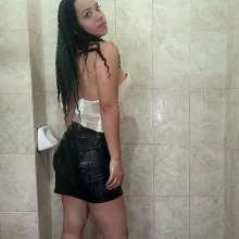 WetPlace: Danny Shower In Leather Skirt