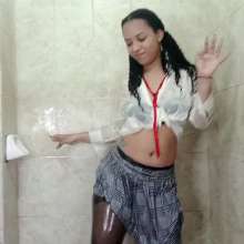 WetPlace: Danny Shower In Plaid Skirt