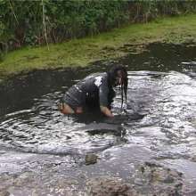 WSMProductions: Dee in Muddy Duck Pond