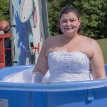JD and Messy Andi: A Beautiful Bride Gets Dunked!