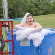 JD and Messy Andi: A Beautiful Bride Gets Dunked!