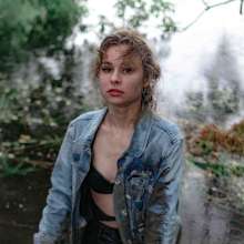 Wet Live Team: Forest Adventure of Anastasia, in the Rain by the Lake!
