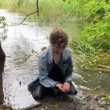 Wet Live Team: Forest Adventure of Anastasia, in the Rain by the Lake!