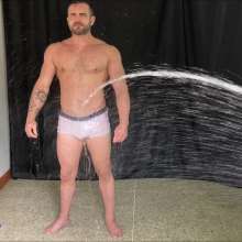 RevSlymsford: Jimmy Gets Watered With A Hose!  See-Thru Clothes Then Naked