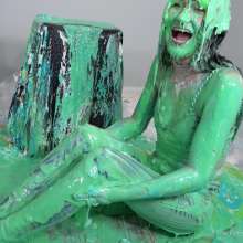 Miss Nicole: Marsha's First Time Ever Getting Pied and Slimed (4K Uhd)