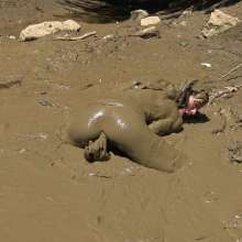 Jayce: Creamy, Deep Mud-w My dildo-hunters-public+rinse off!