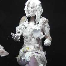 RevSlymsford: Nadia's Topless Pie Punishment From Messy Jessie