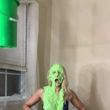 Slimed Models: Scarlett Chunky Green Slimed in an Evening Dress Re-Release