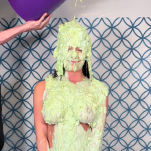 Slimed Models: Victoria Slimed With Shoot Leftovers