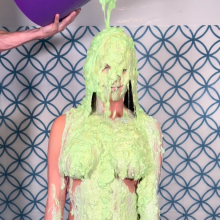 Slimed Models: Victoria Slimed With Shoot Leftovers