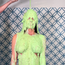 Slimed Models: Victoria Slimed With Shoot Leftovers
