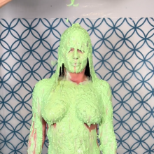 Slimed Models: Victoria Slimed With Shoot Leftovers