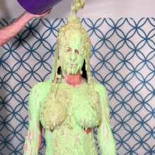 Slimed Models: Victoria Slimed With Shoot Leftovers