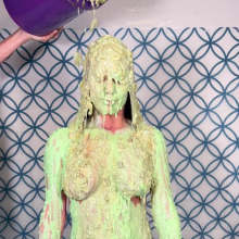 Slimed Models: Victoria Slimed With Shoot Leftovers