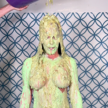 Slimed Models: Victoria Slimed With Shoot Leftovers