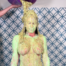 Slimed Models: Victoria Slimed With Shoot Leftovers