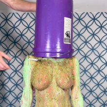 Slimed Models: Victoria Slimed With Shoot Leftovers