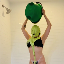 Slimed Models: Ana Slimed for Coming in Last Place in the Slime Olympics