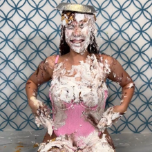 Slimed Models: New Slimed Models Freebie: Nia Gets Pied