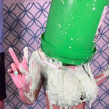 Slimed Models: Nia Goes for the Longest Slimed Models Sliming Record!