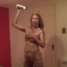 WSMProductions: Slapstick Fun with Mrs. Custard Couple (cc) in Choco Mess