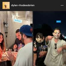 Messyboi319: Dylan O'Brien Caked for his Birthday