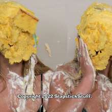 SlapstickStuff: Newbie Amber is The New Cake Tester!  Both Scenes Edited!