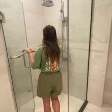 WetPlace: Stunning Anny Taking Shower In Bathroom