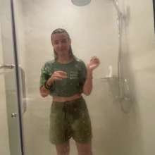 WetPlace: Stunning Anny Taking Shower In Bathroom