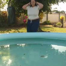 Darkabyss445: Wet Jeans in the Pool