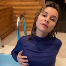 Wet Live Team: Wettest Reebok in Anastasia's Life in a Warm Coat!  Full Part