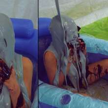 HotWamHD: Antonia's Extreme Gunge Bath--brand new scene at Hotwamhd