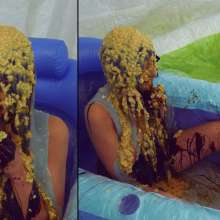 HotWamHD: Antonia's Extreme Gunge Bath--brand new scene at Hotwamhd