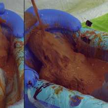 HotWamHD: Antonia's Extreme Gunge Bath--brand new scene at Hotwamhd